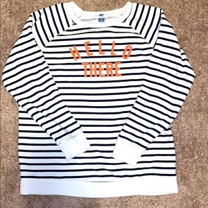 Old Navy HELLO THERE sweatshirt